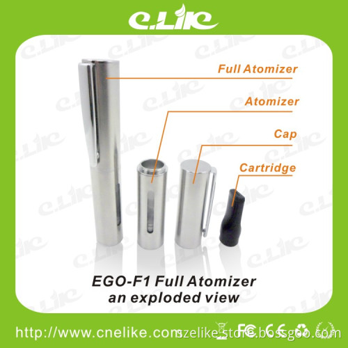 Electronic Cigarette Green Atomizer EGO W F1 with EGO Battery